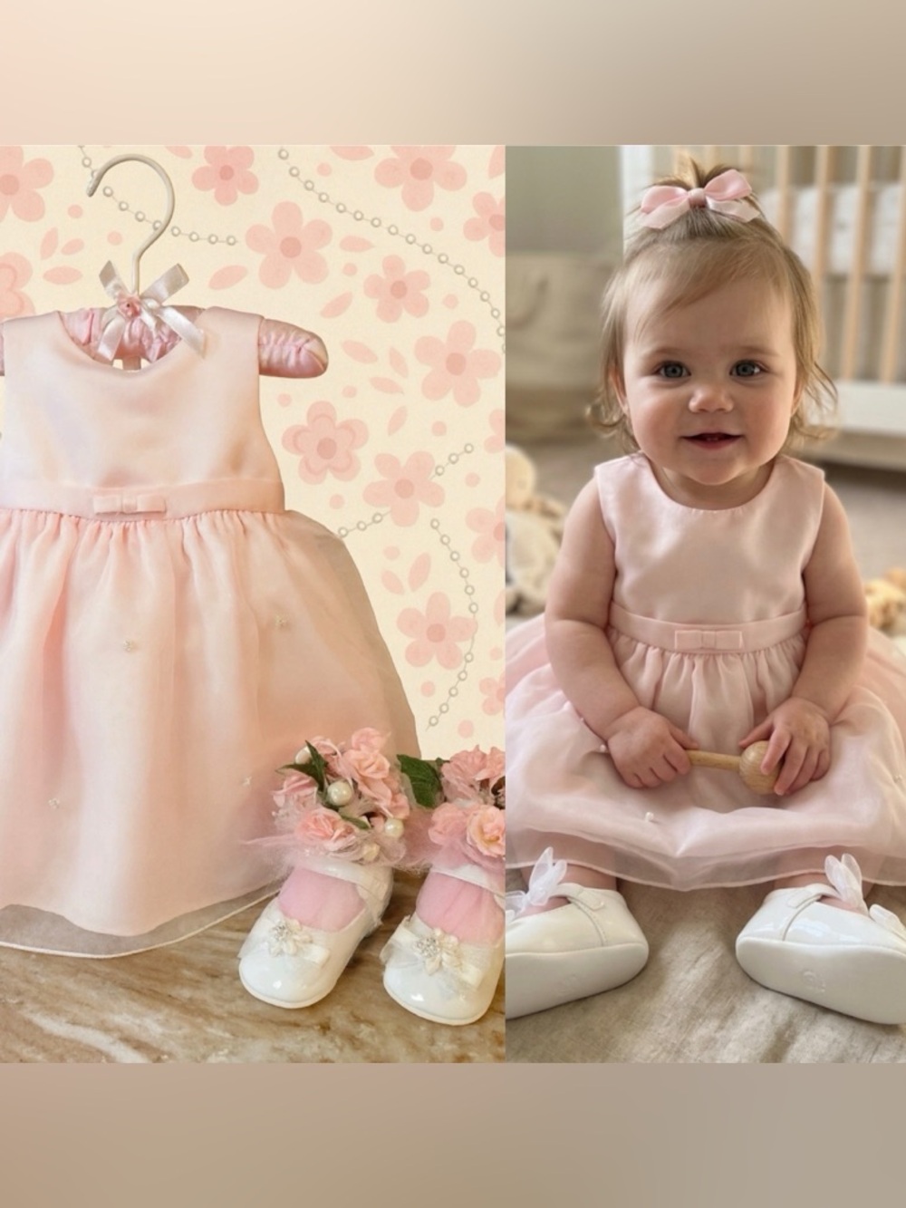 Perfectly Pink Baby Shower Centerpiece, Little Girls Birthday-Wearable Outfit